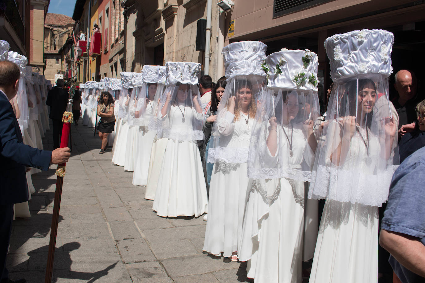 Fotos: Procesión de las doncellas en Santo Domingo de la Calzada