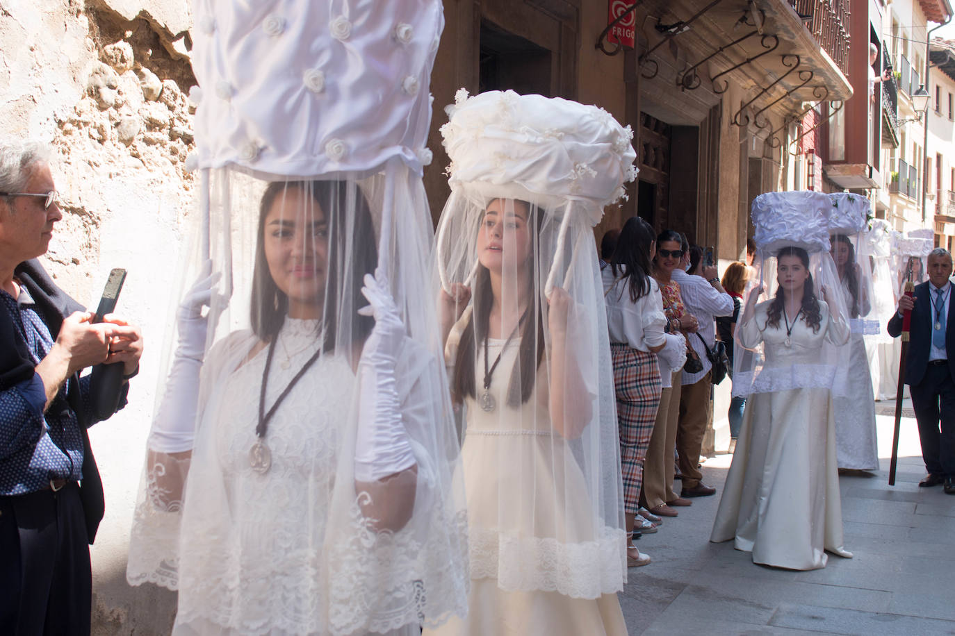 Fotos: Procesión de las doncellas en Santo Domingo de la Calzada