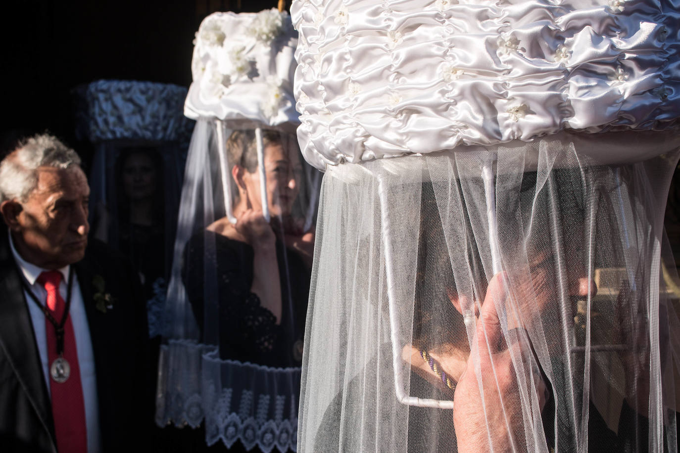 Fotos: Procesiones de Los Ramos y de Las Prioras en Santo Domingo de la Calzada