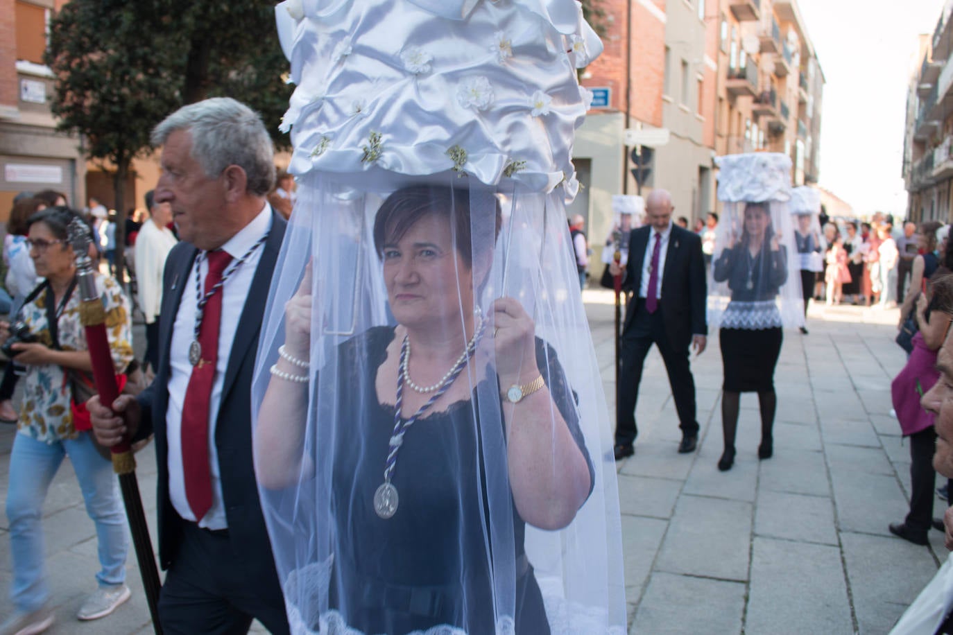 Fotos: Procesiones de Los Ramos y de Las Prioras en Santo Domingo de la Calzada