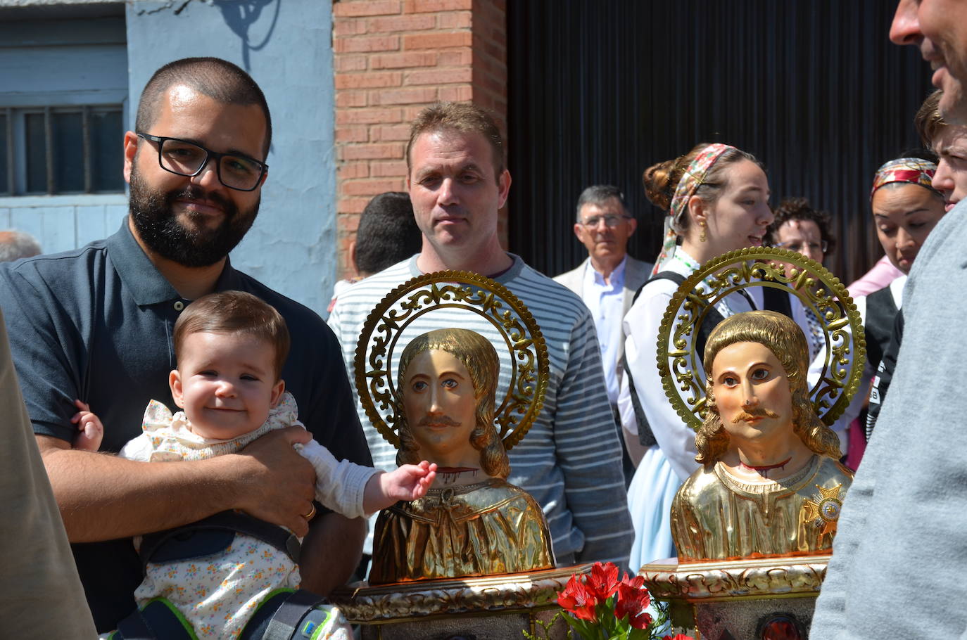 Fotos: Procesión de San Isidro en Calahorra