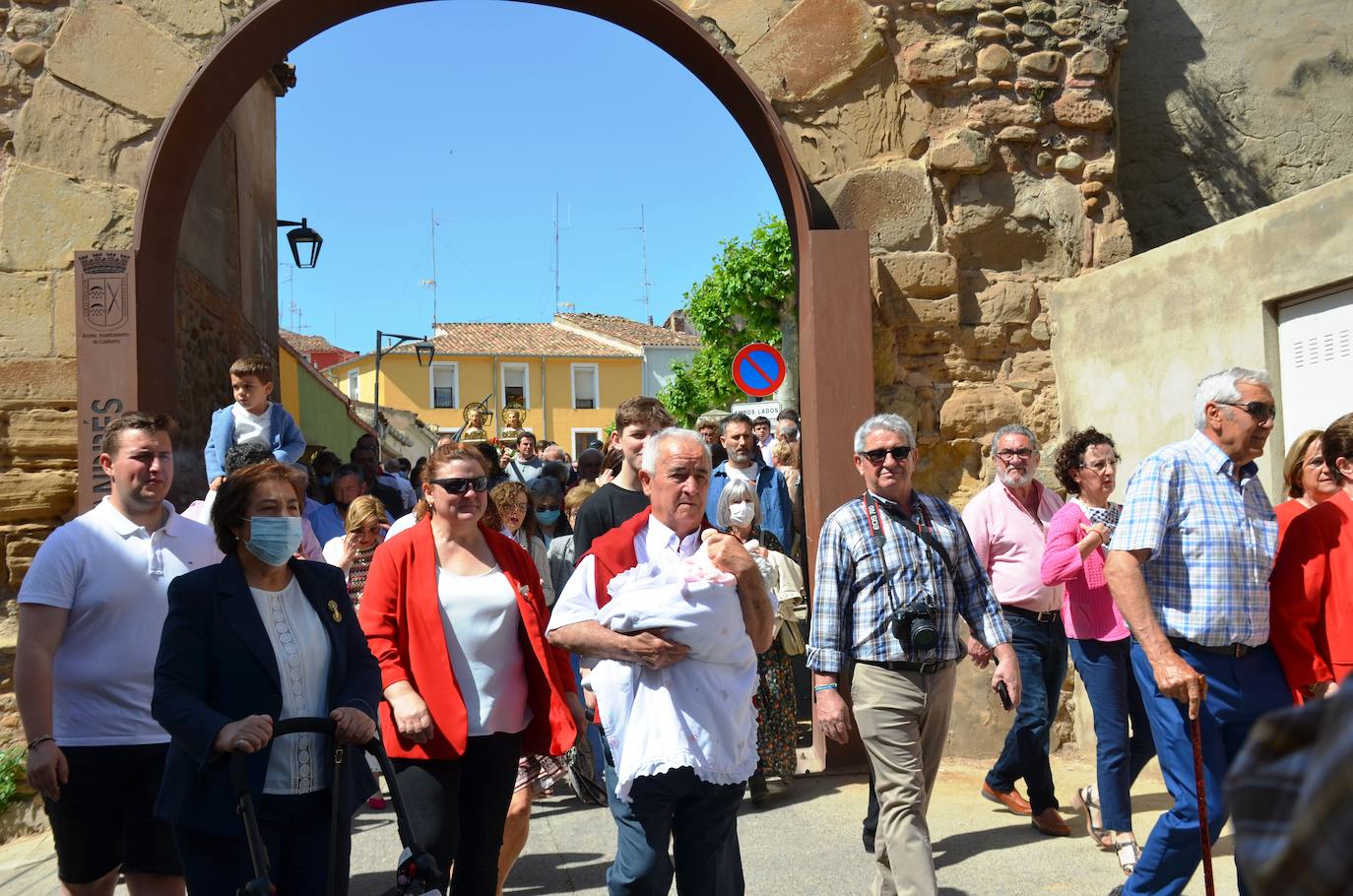 Fotos: Procesión de San Isidro en Calahorra