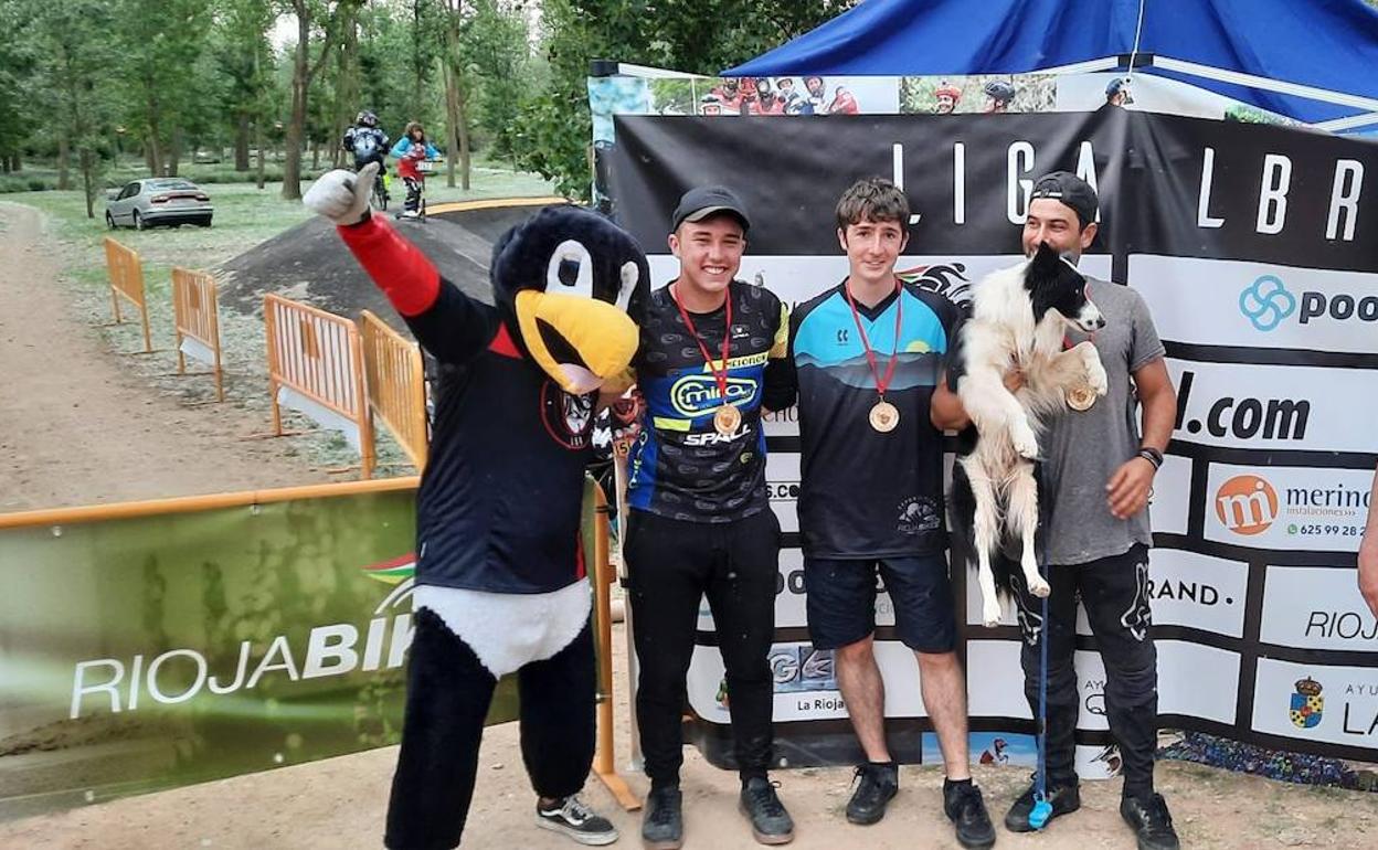 Diego Vázquez se impuso en la segunda prueba de liga de pumptrack de La Rioja