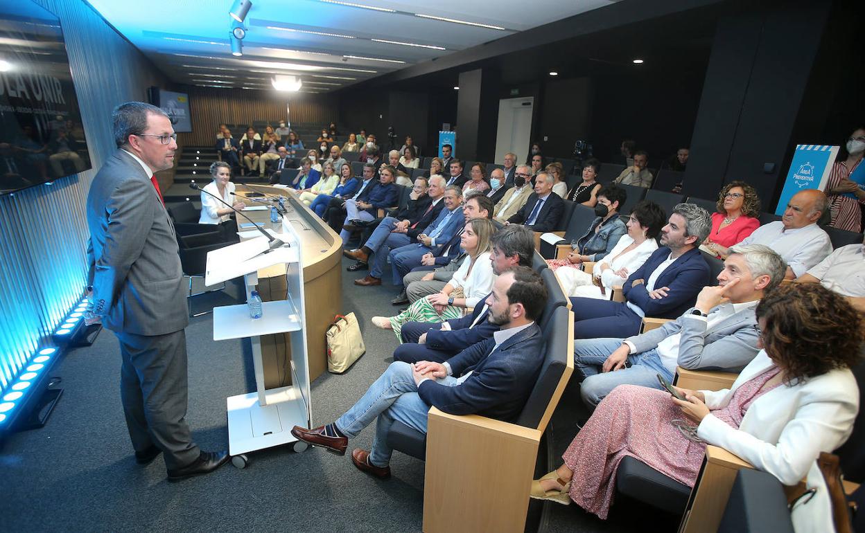 Raül Blanco, secretario de general de Industria y Pymes, en las jornadas organizadas por UNIR. 