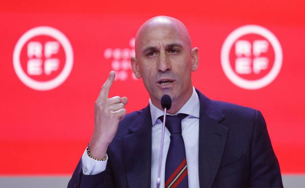 Luis Rubiales, presidente de la FEF. 