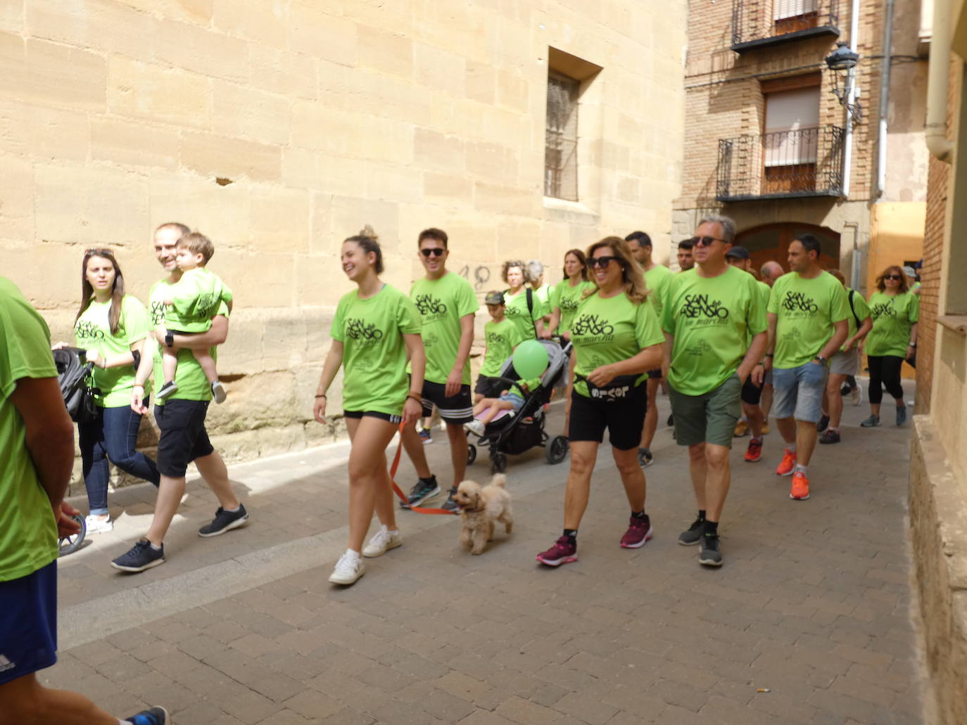 Fotos: San Asensio se tiñe de verde contra el COVID Persistente