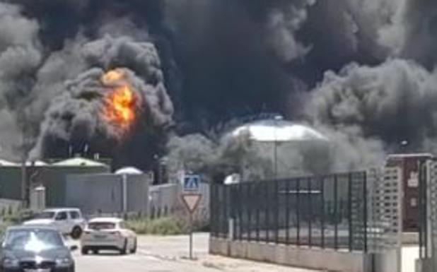 Explosión en una planta de biodiésel de Calahorra: El vídeo de la Guardia Civil a pocos metros de la explosión