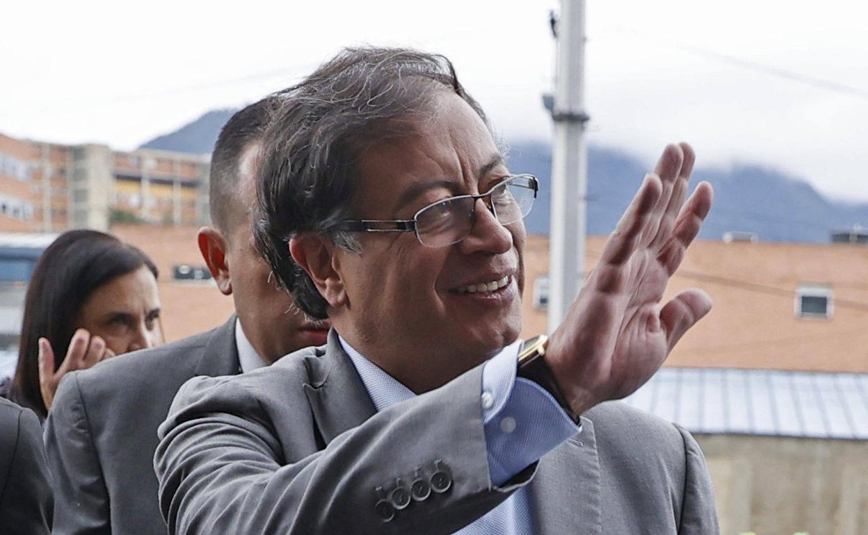 El candidato a la Presidencia de Colombia Gustavo Petro.