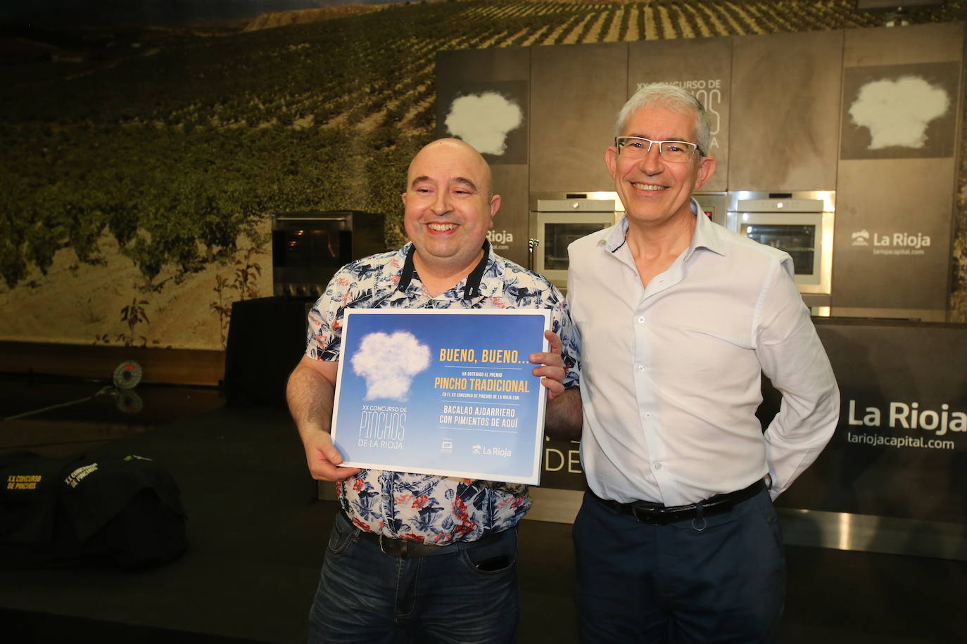 La Taberna de Ollauri obtiene el 'Delantal de Oro' del XX Concurso de Pinchos de La Rioja con el pincho 'Buñuelo de Queso Camerano y cuello de cordero'