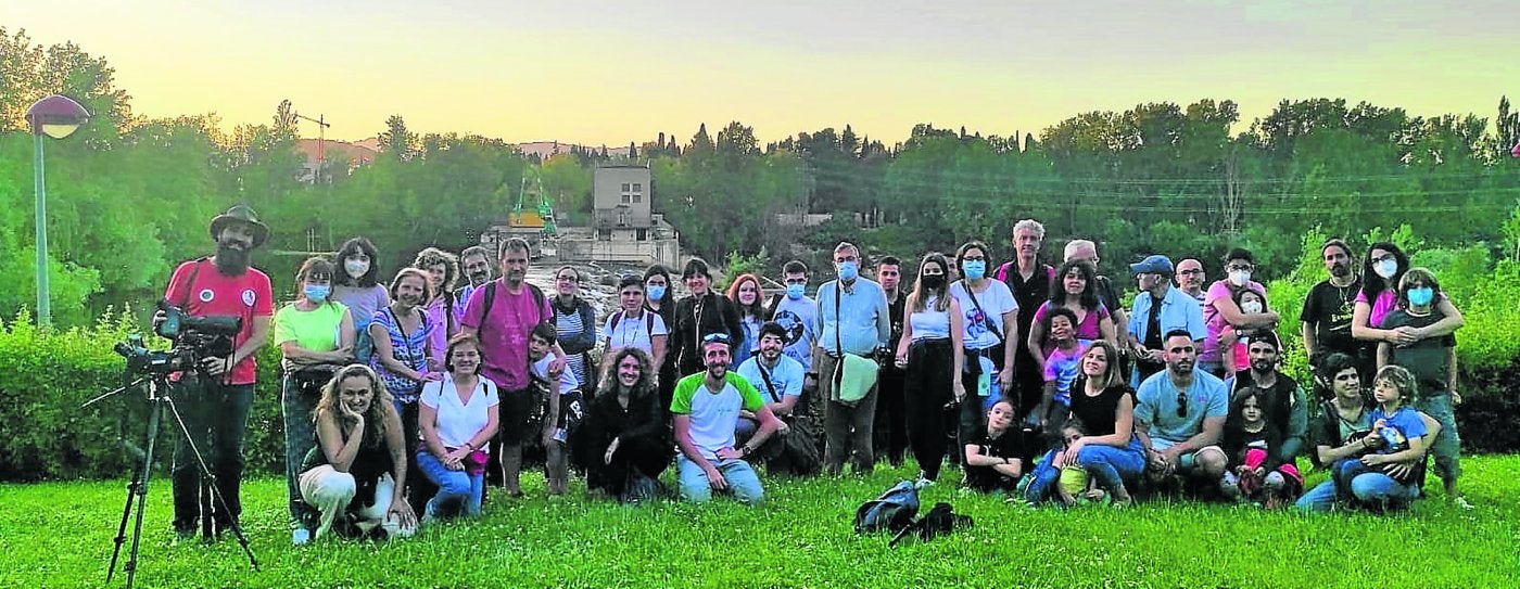 Primera ruta guiada 'Descubre la fauna de Logroño' celebrada el pasado sábado. 