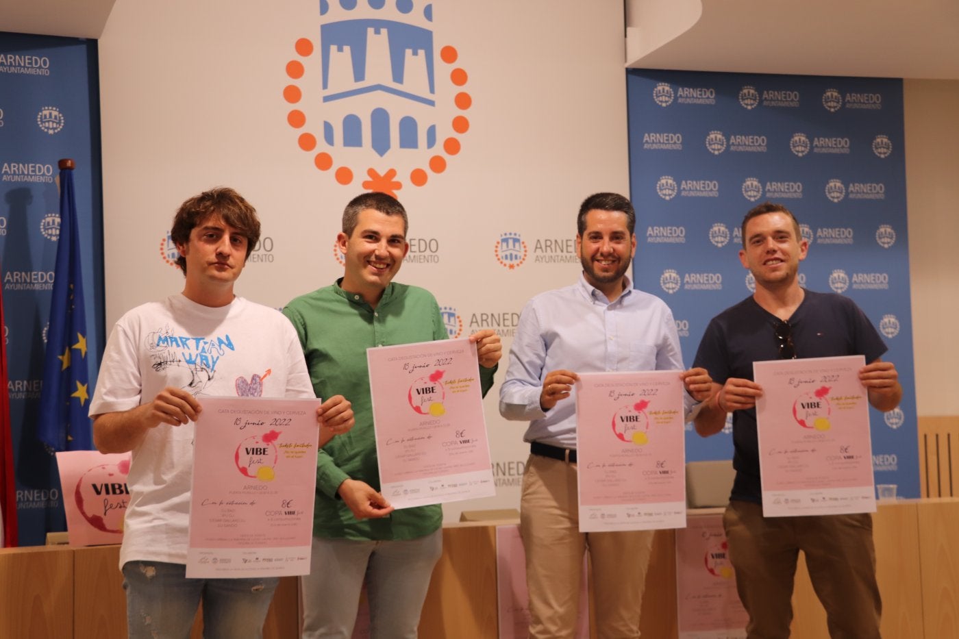 Moreno, Domínguez, García y Calvo, ayer en la presentación. 