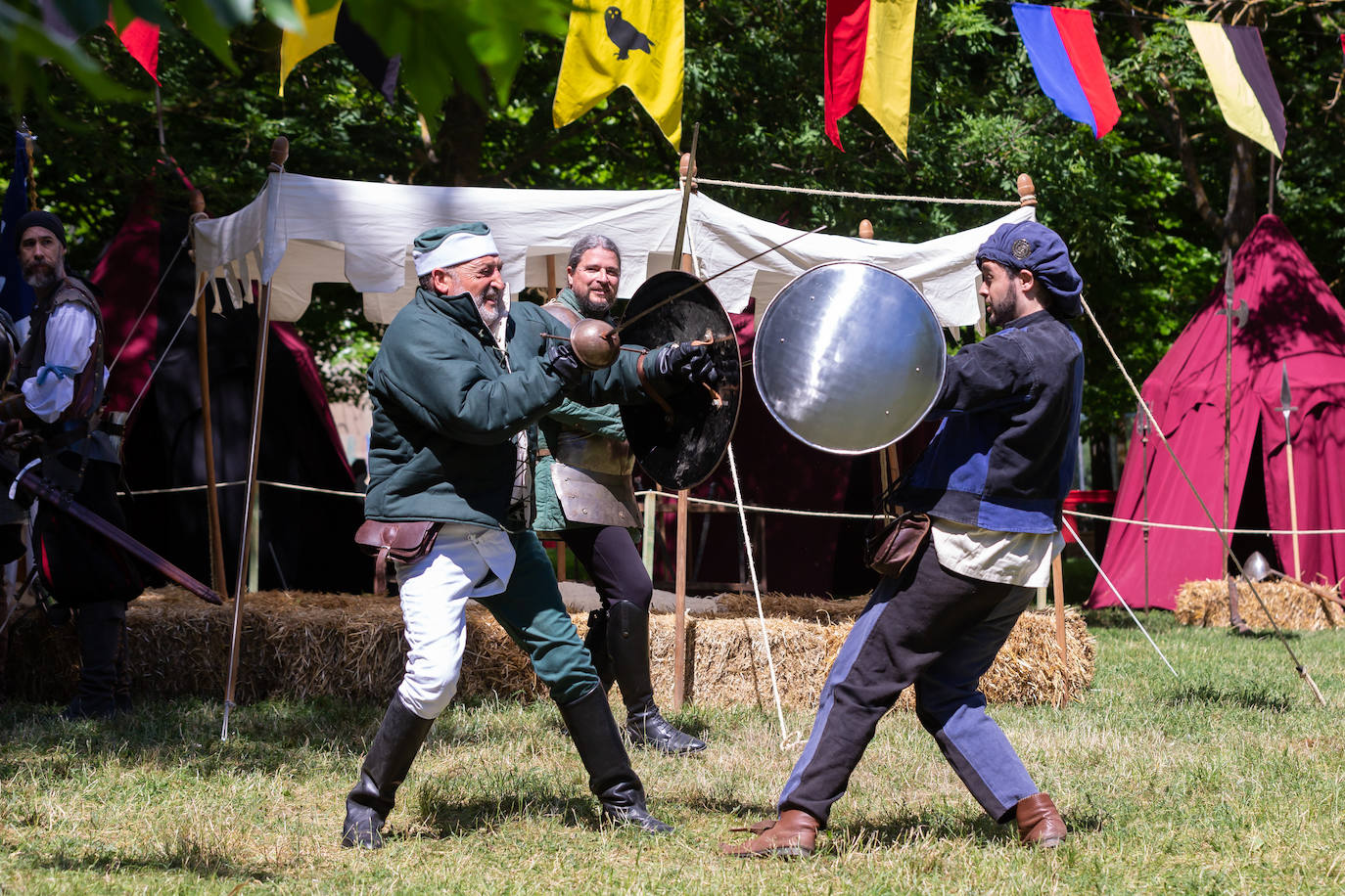 Fotos: Danzas, bailes y un paseo por el campamento francés