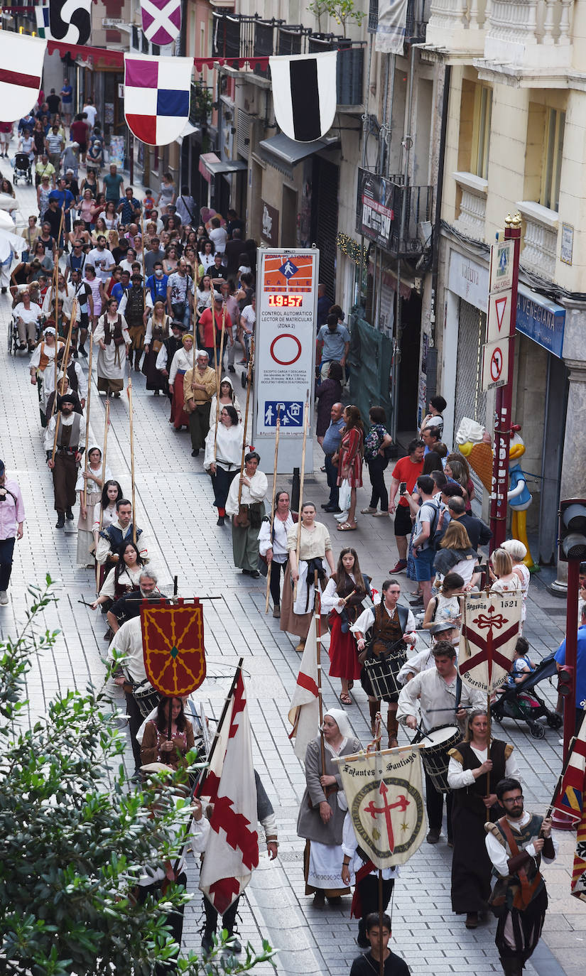 Fotos: Entrega de las flores de lis al escudo de Logroño por parte de Carlos V