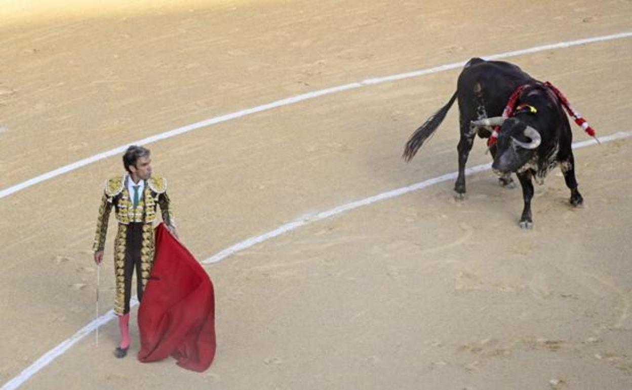 José Tomás en la plaza de Toros de Jaén.