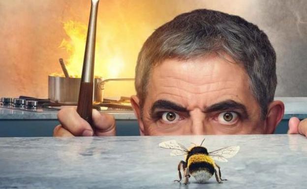 Rowan Atkinson en 'El hombre contra la abeja'.