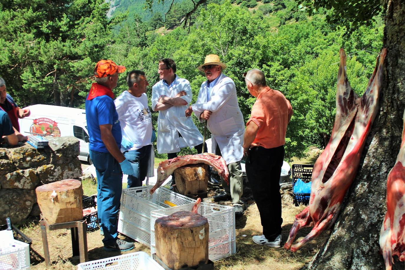 Fotos: Caridad Grande en la ermita de Lomos