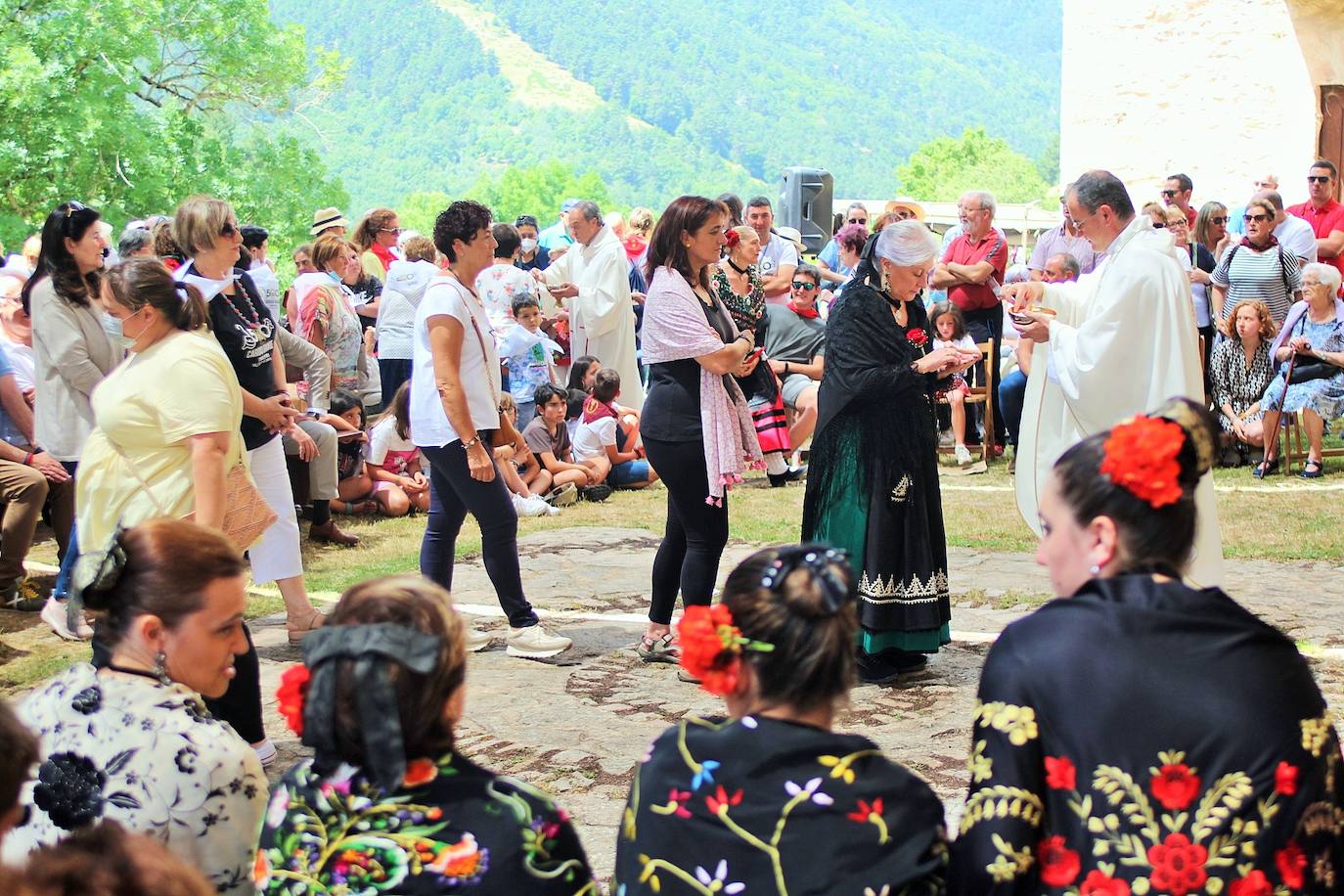 Fotos: Caridad Grande en la ermita de Lomos