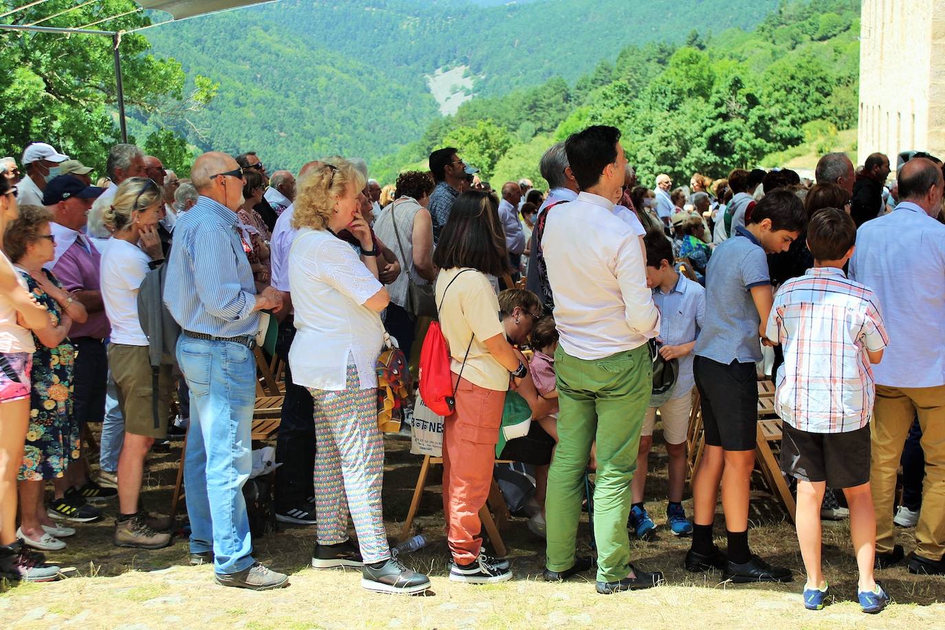 Fotos: Caridad Grande en la ermita de Lomos