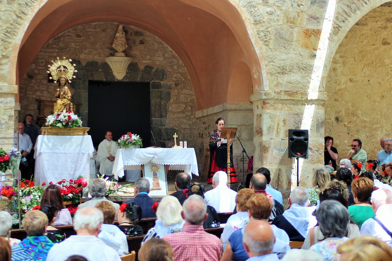 Fotos: Caridad Grande en la ermita de Lomos