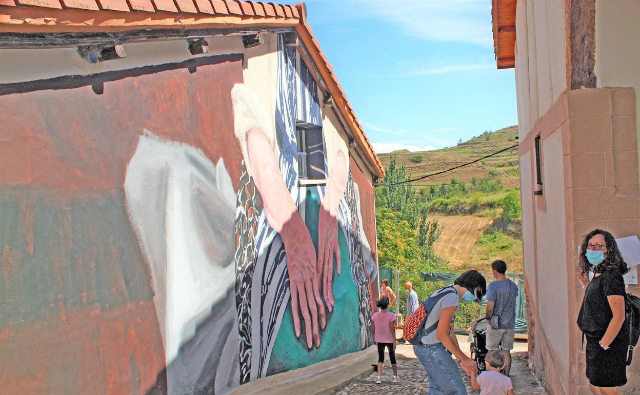 Mural realizado en la edición anterior de CamprovinArte. 