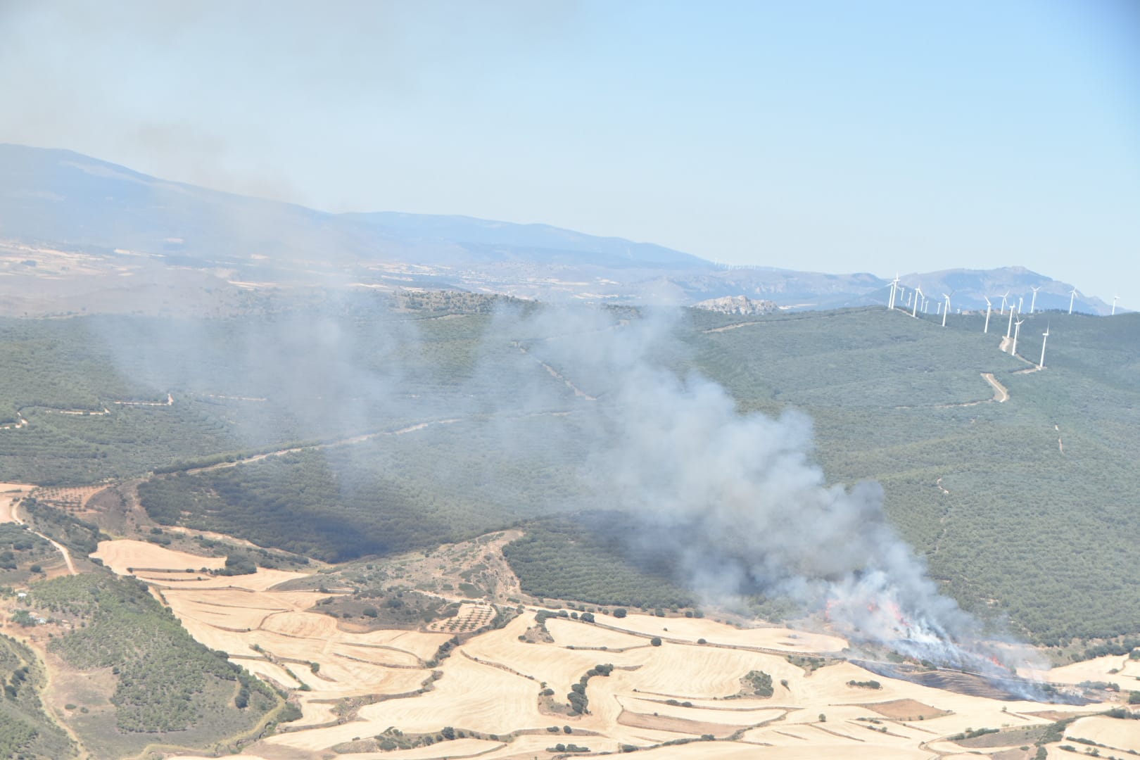 Fotos: El incendio en Yerga, desde el aire