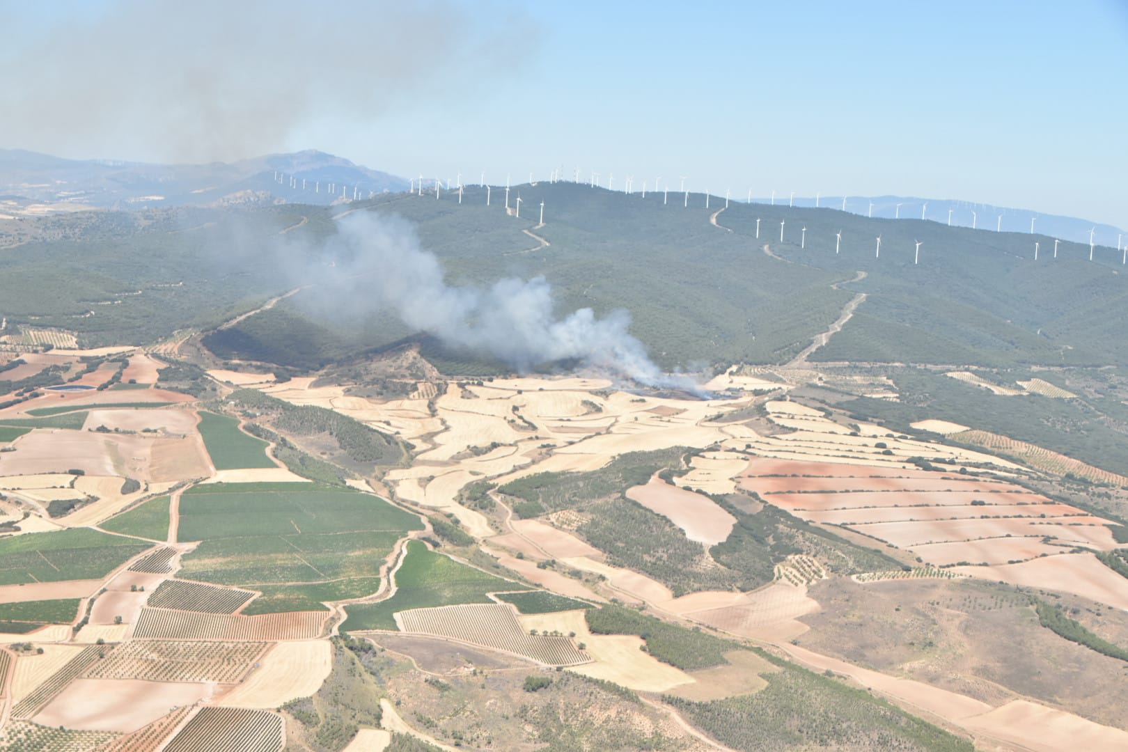 Fotos: El incendio en Yerga, desde el aire