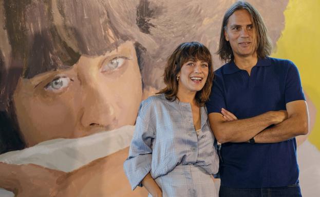 María León y Rafael Cobos, actriz y director y creador de 'El hijo zurdo'.