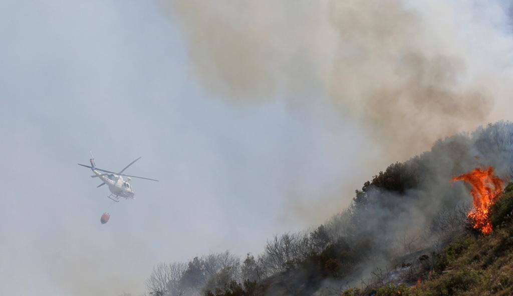 Fotos: Las llamas entre Lapuebla y Fuenmayor, en imágenes