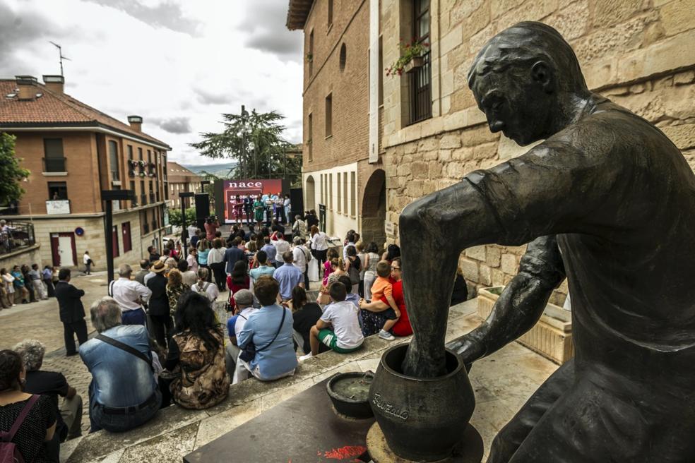Dos imágenes de una edición anterior de NACE, en Navarrete. 