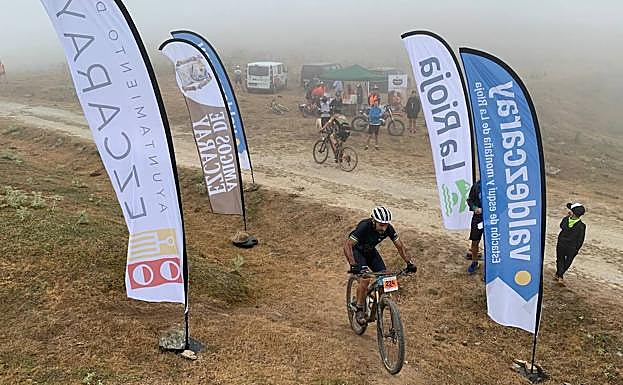 Igor Astarloa durante la BTT Extreme Valle de Ezcaray.