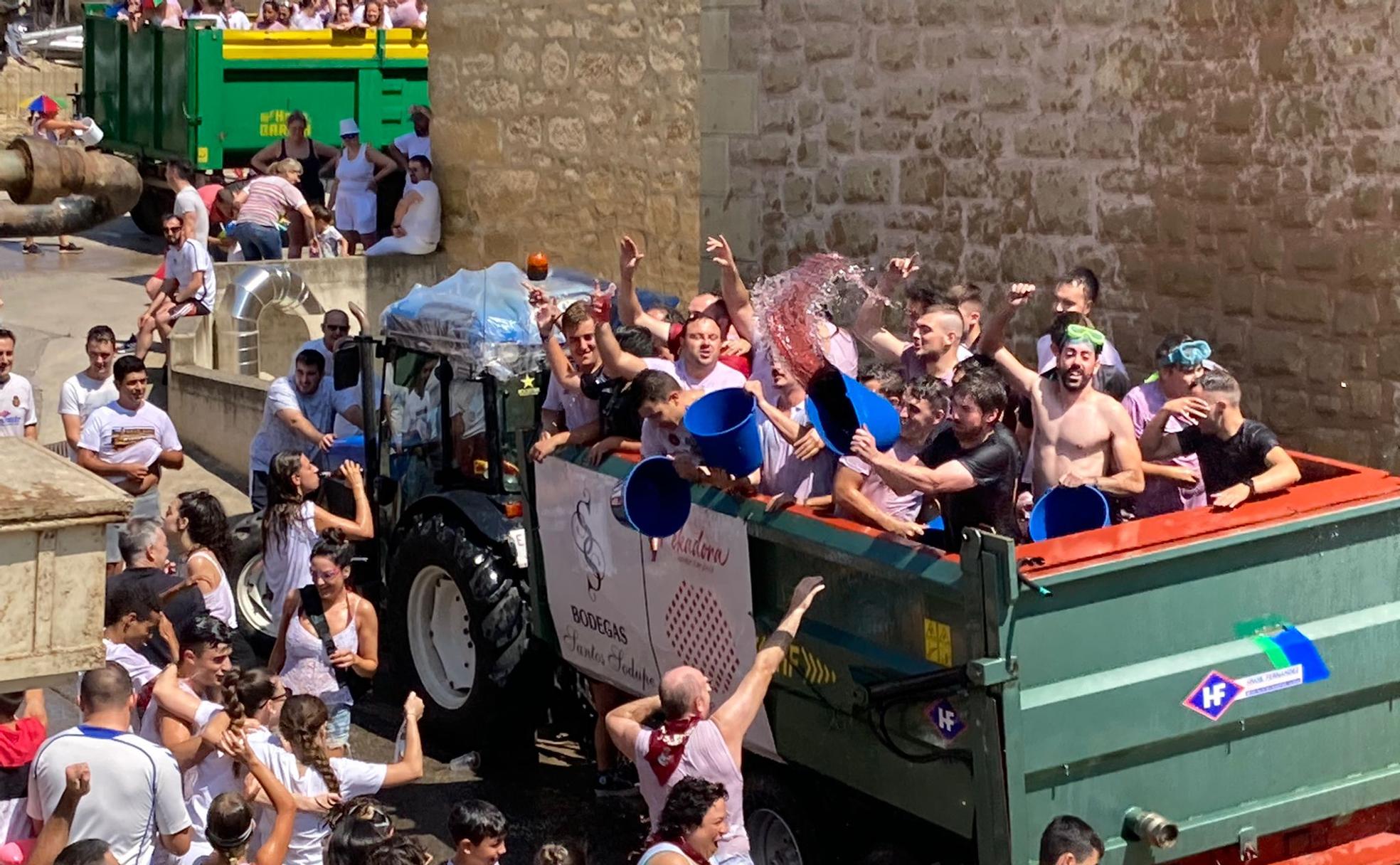 San Asensio: En San Asensio volvió a llover clarete