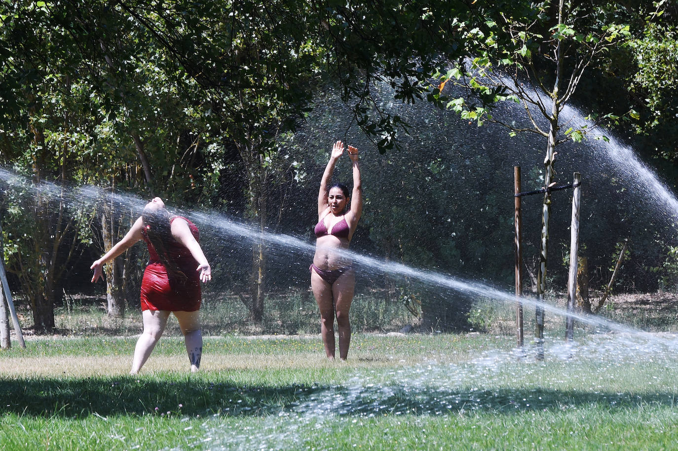 Fotos: Domingo de calor en Logroño