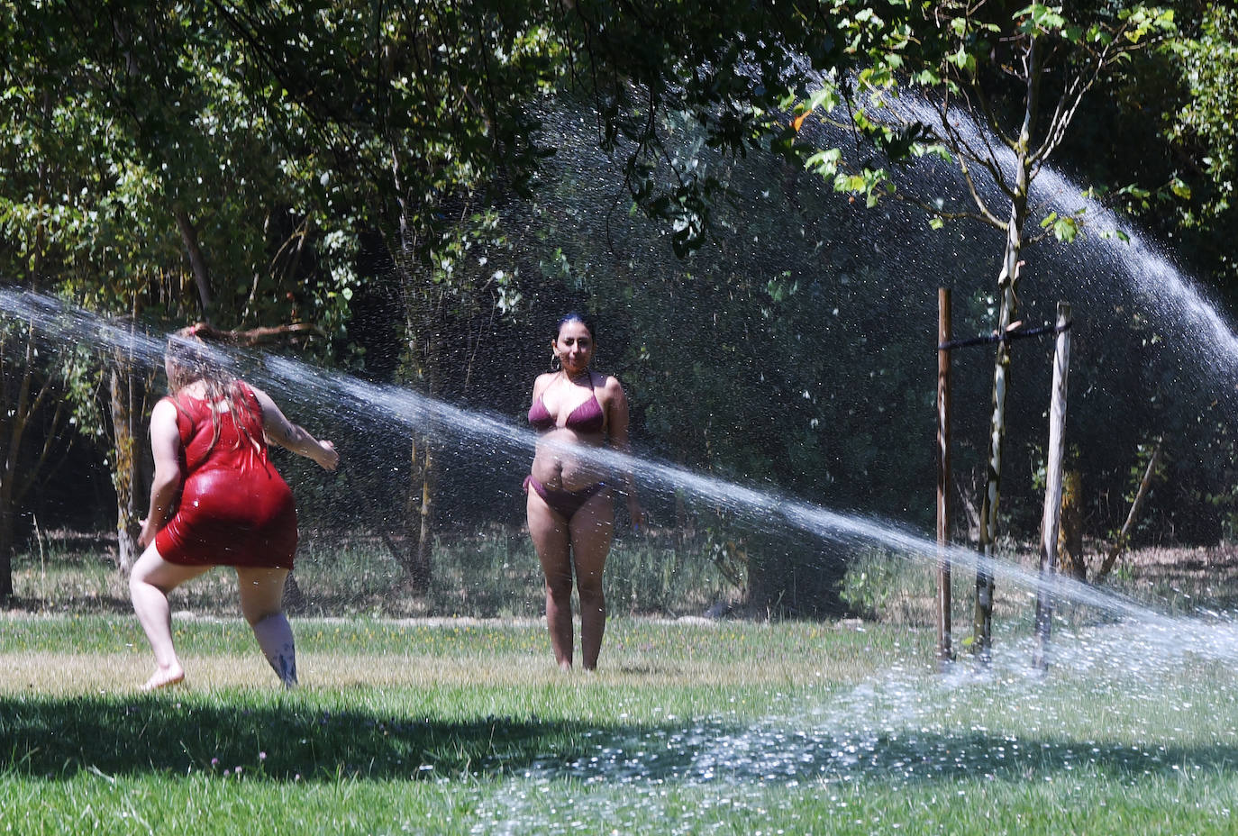 Fotos: Domingo de calor en Logroño