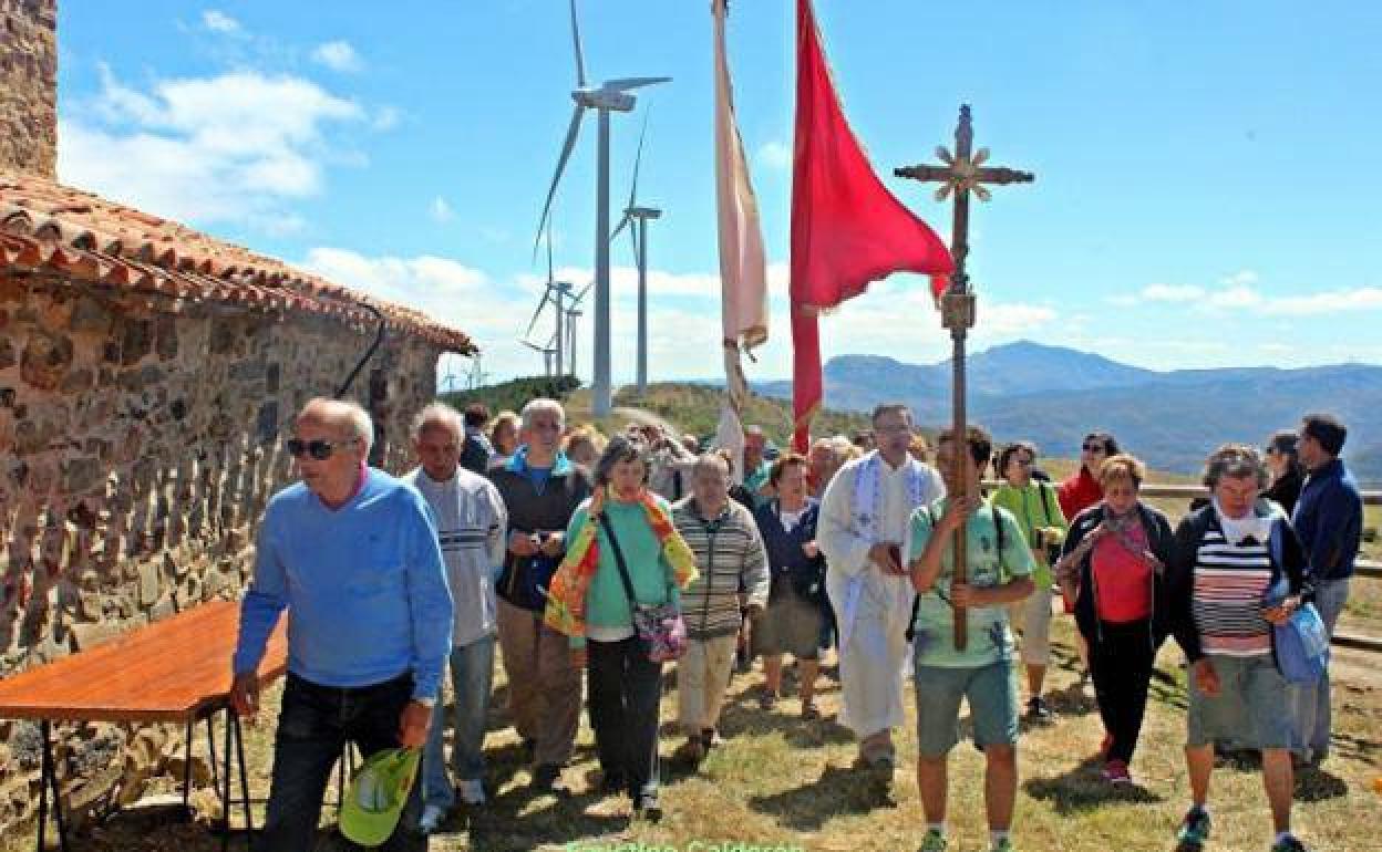 Una imagen de la romería en el 2019, el último año que ha podido celebrarse.