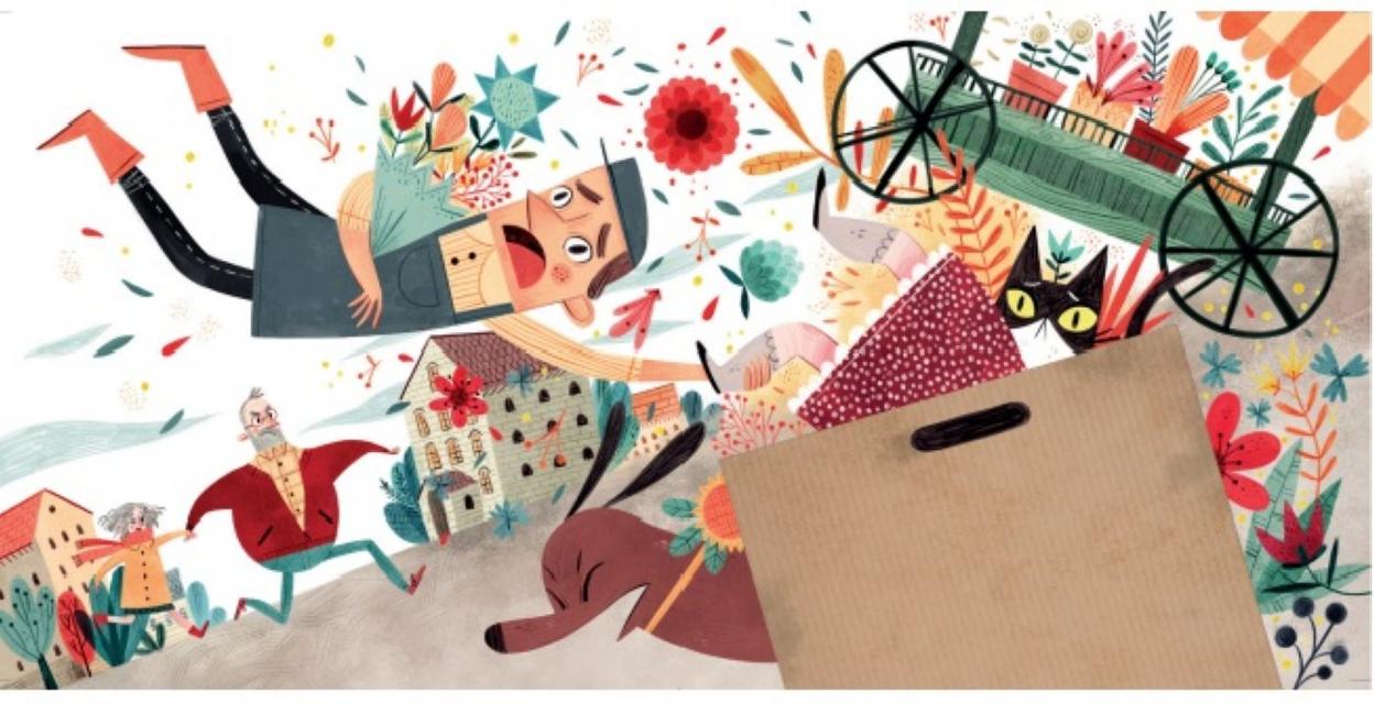 Bibliopiscina con 'Amor en una caja de cartón'