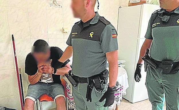 Imagen principal - Tres momentos del registro en Alberite. 