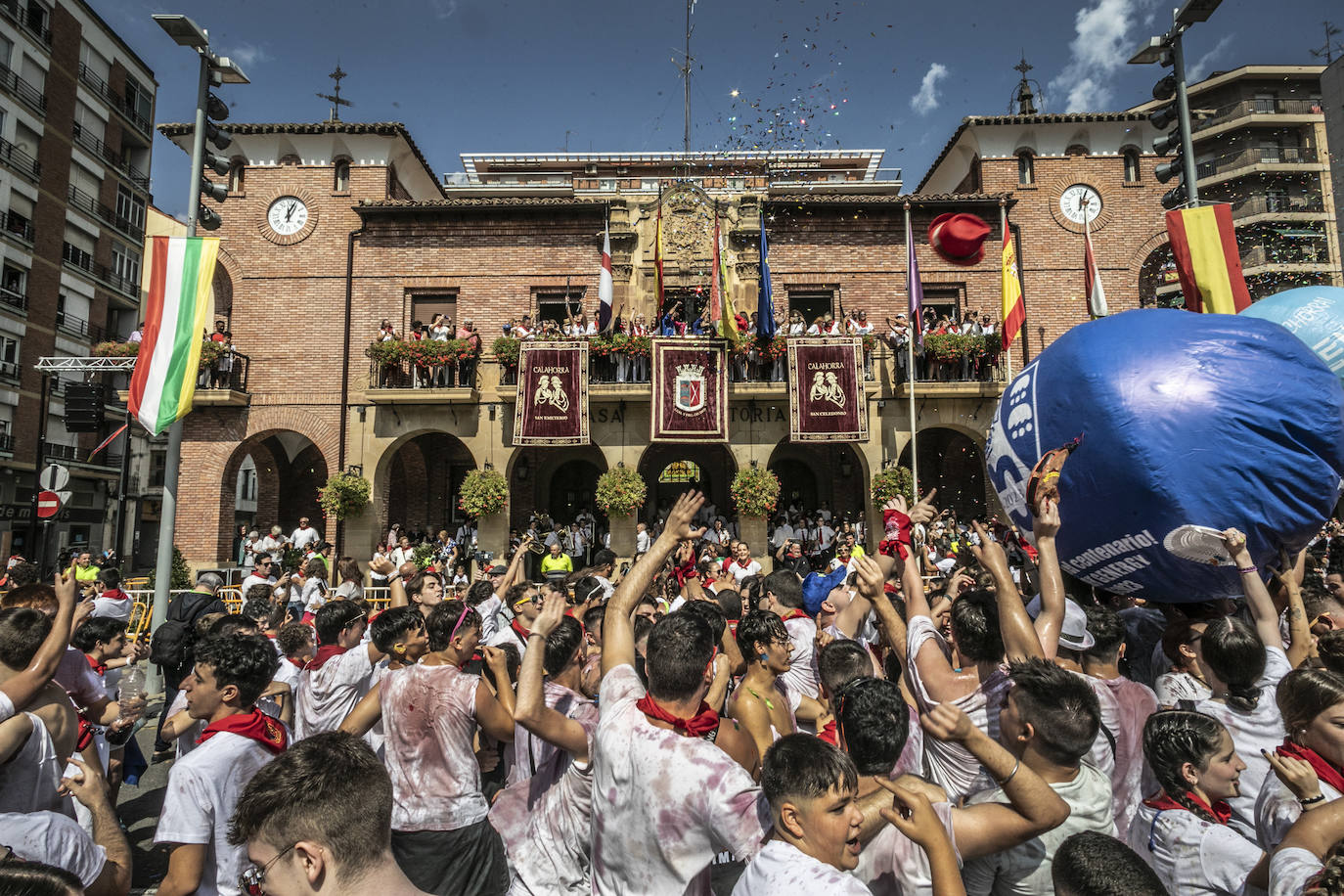 Fotos: Calahorra dispara el cohete