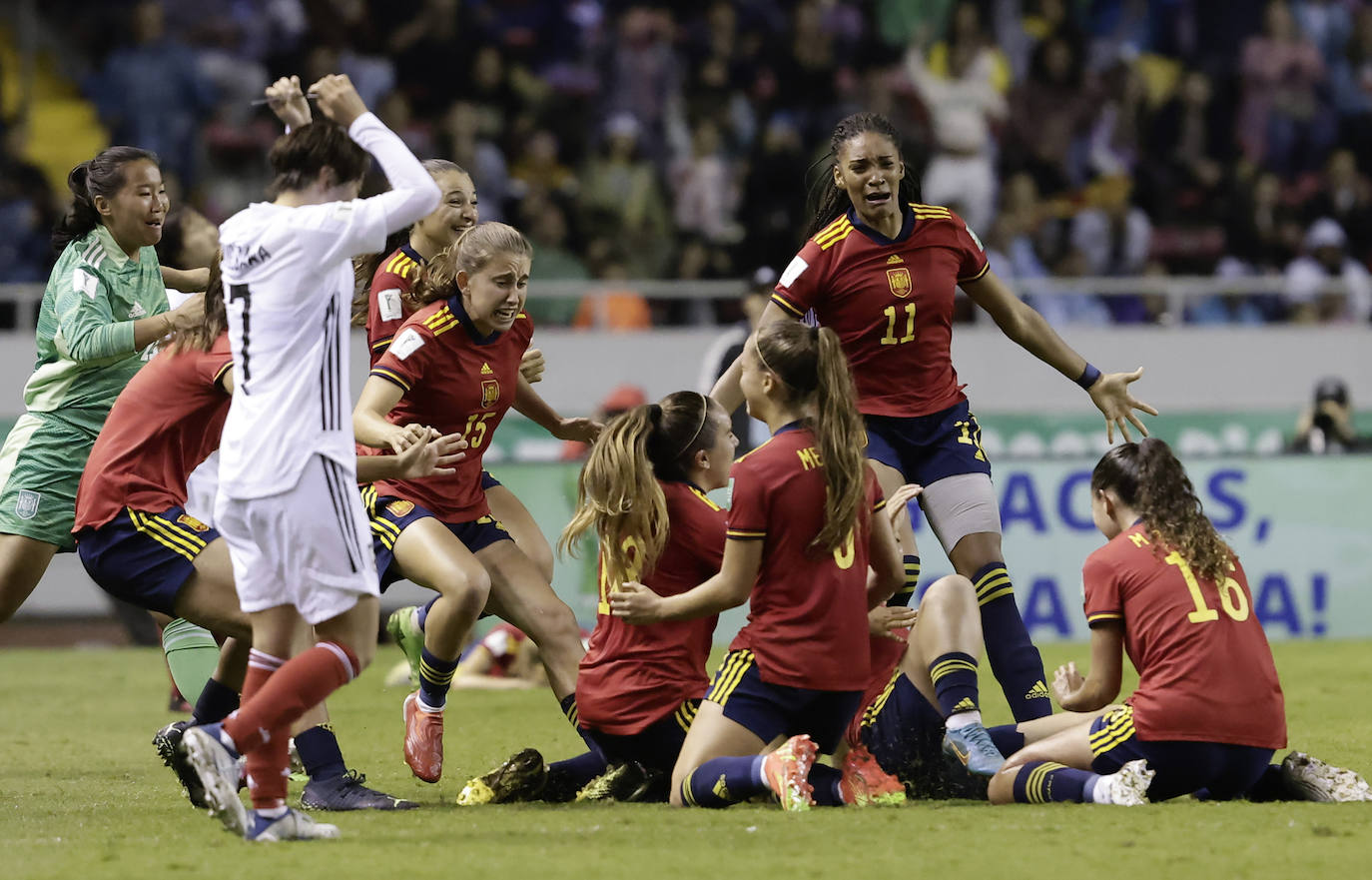 España ha logrado conquistar por primera vez el campeonato de Costa Rica 2022 imponiéndose en la final por 3 goles a 1 a Japón.