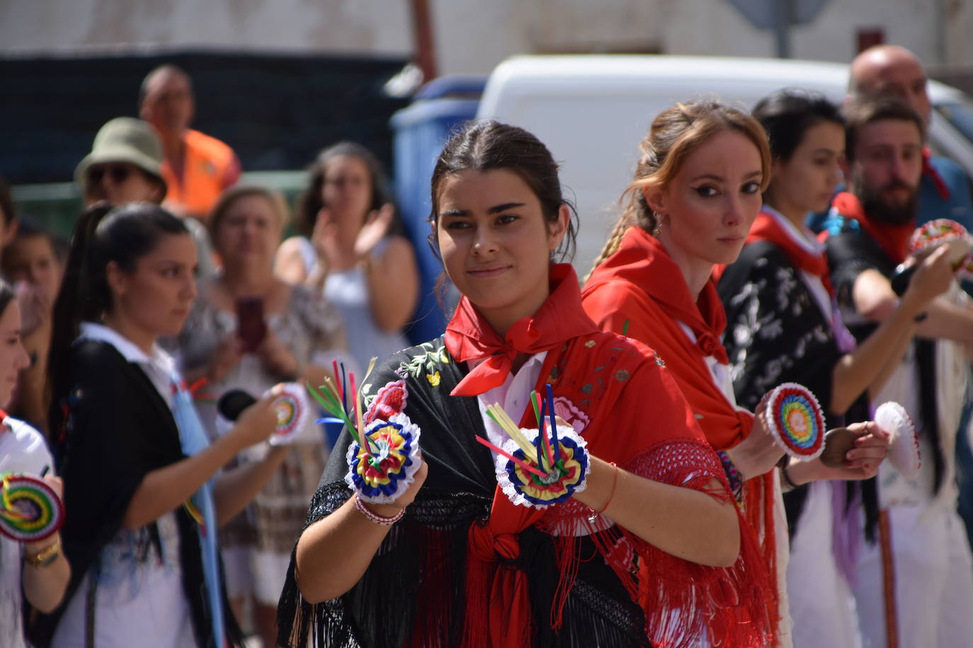Fotos: El baile de la Gaita y Gigantes en Cervera para celebrar &#039;Sangilillo&#039;