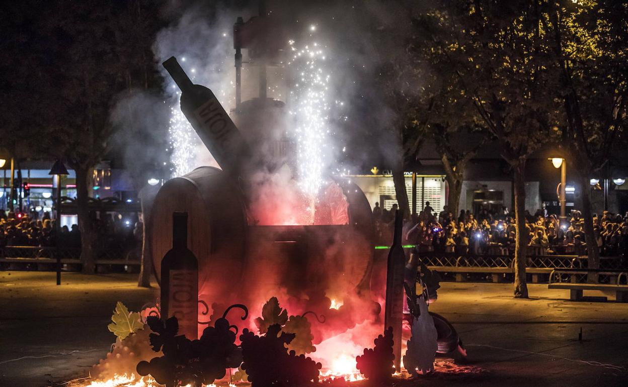 Quema de la Cuba de San Mateo