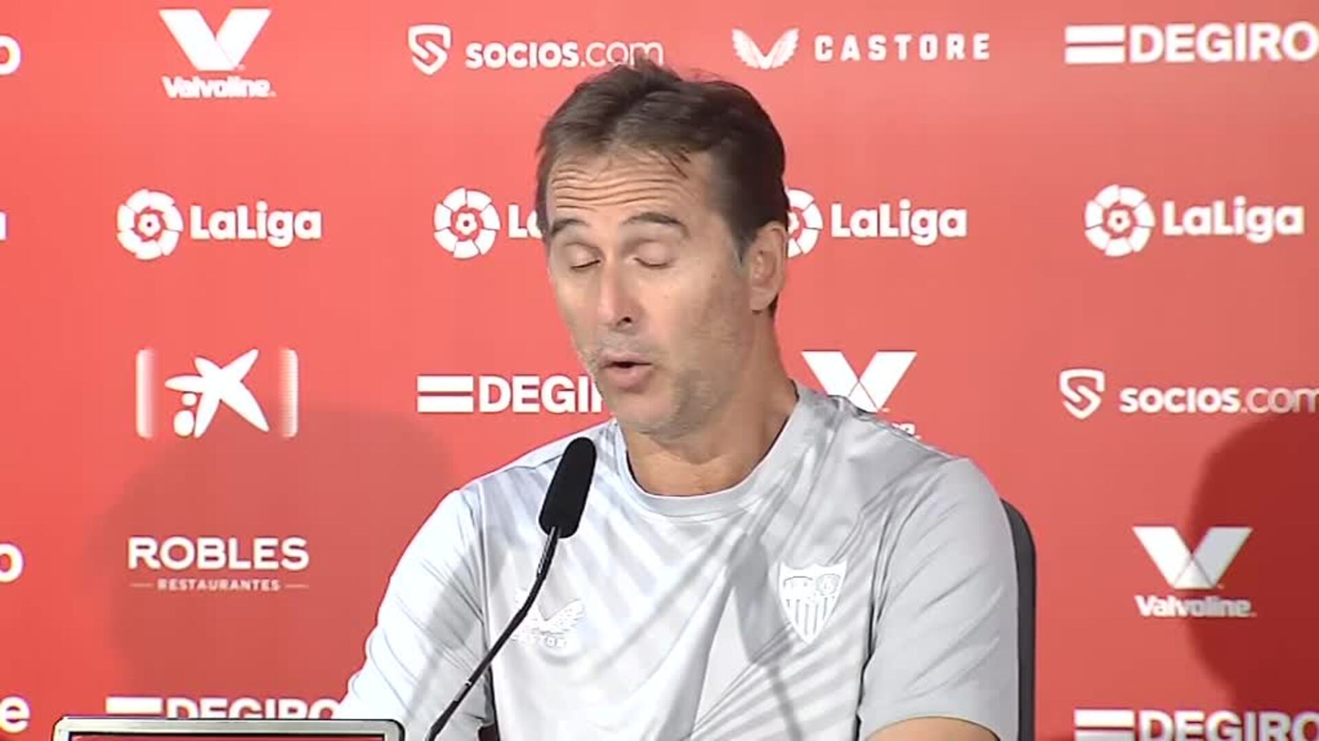 Lopetegui: "Las únicas reuniones que me interesan son con el equipo"