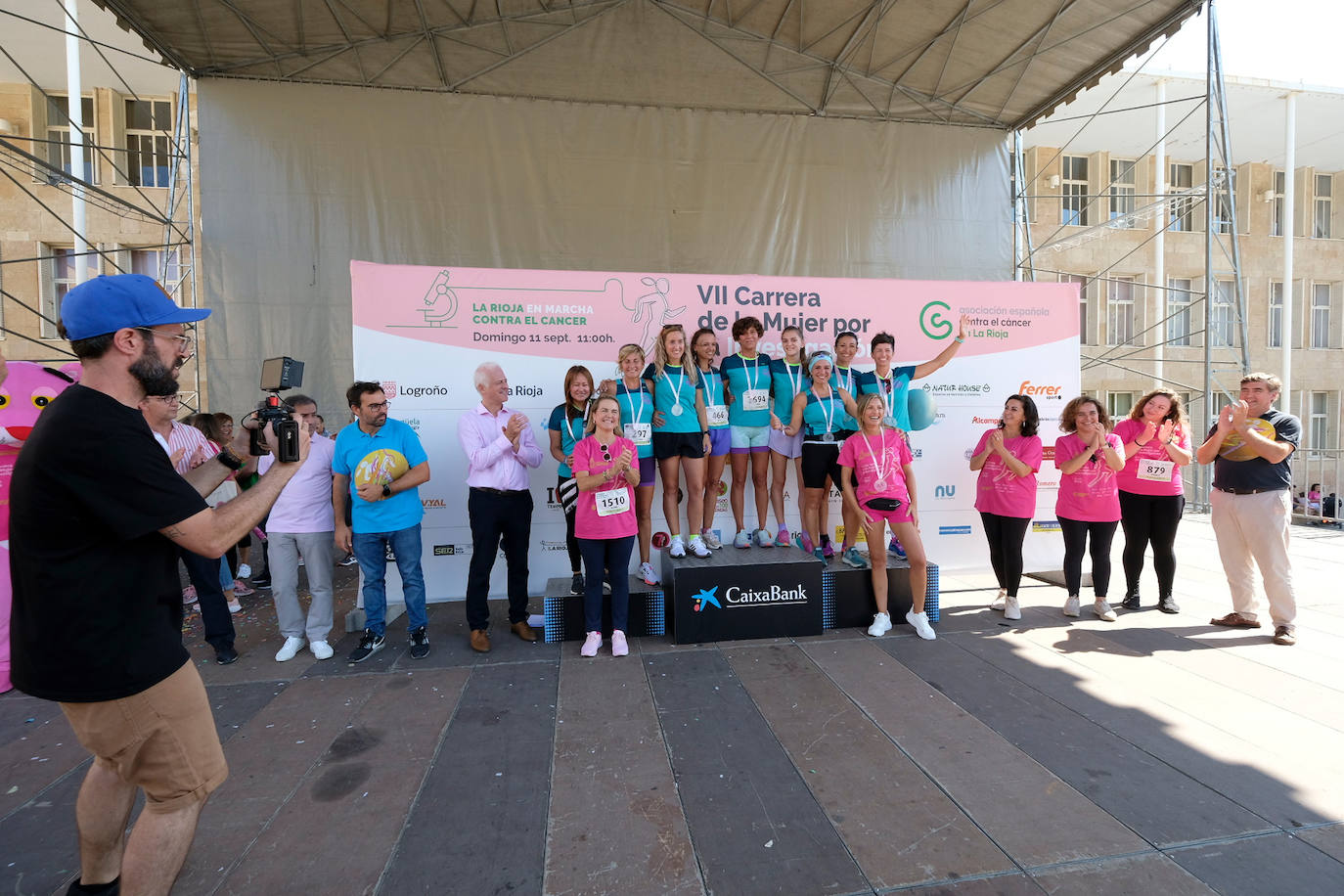 Fotos: El podio de la Carrera de la Mujer en Logroño