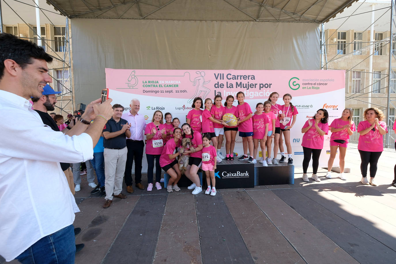 Fotos: El podio de la Carrera de la Mujer en Logroño