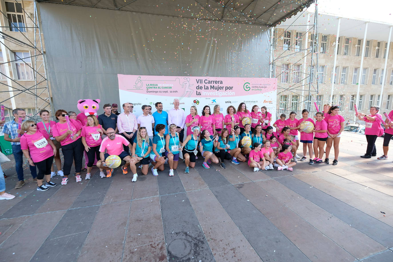 Fotos: El podio de la Carrera de la Mujer en Logroño