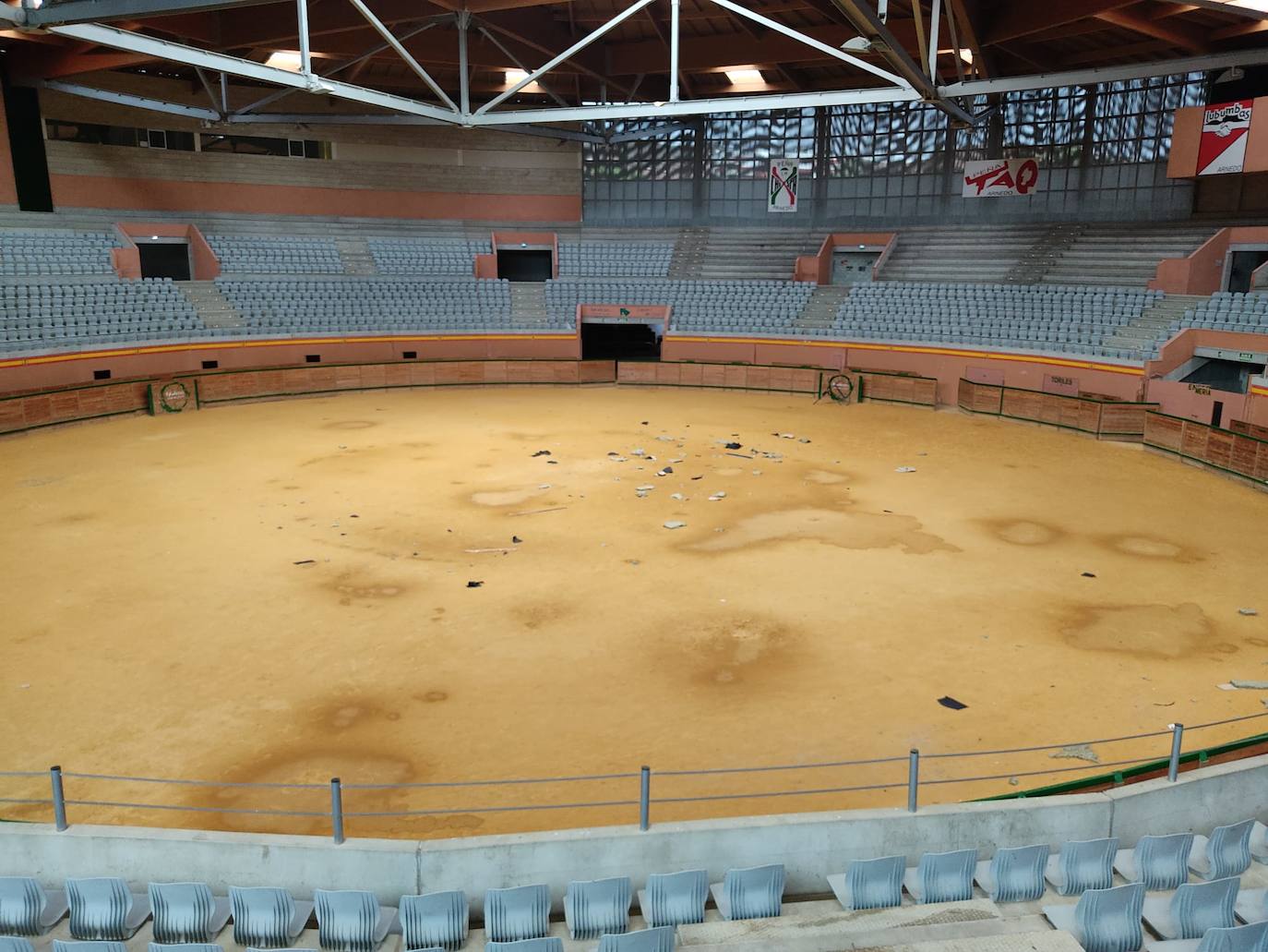 Fotos: Así quedó el Arnedo Arena tras la tormenta