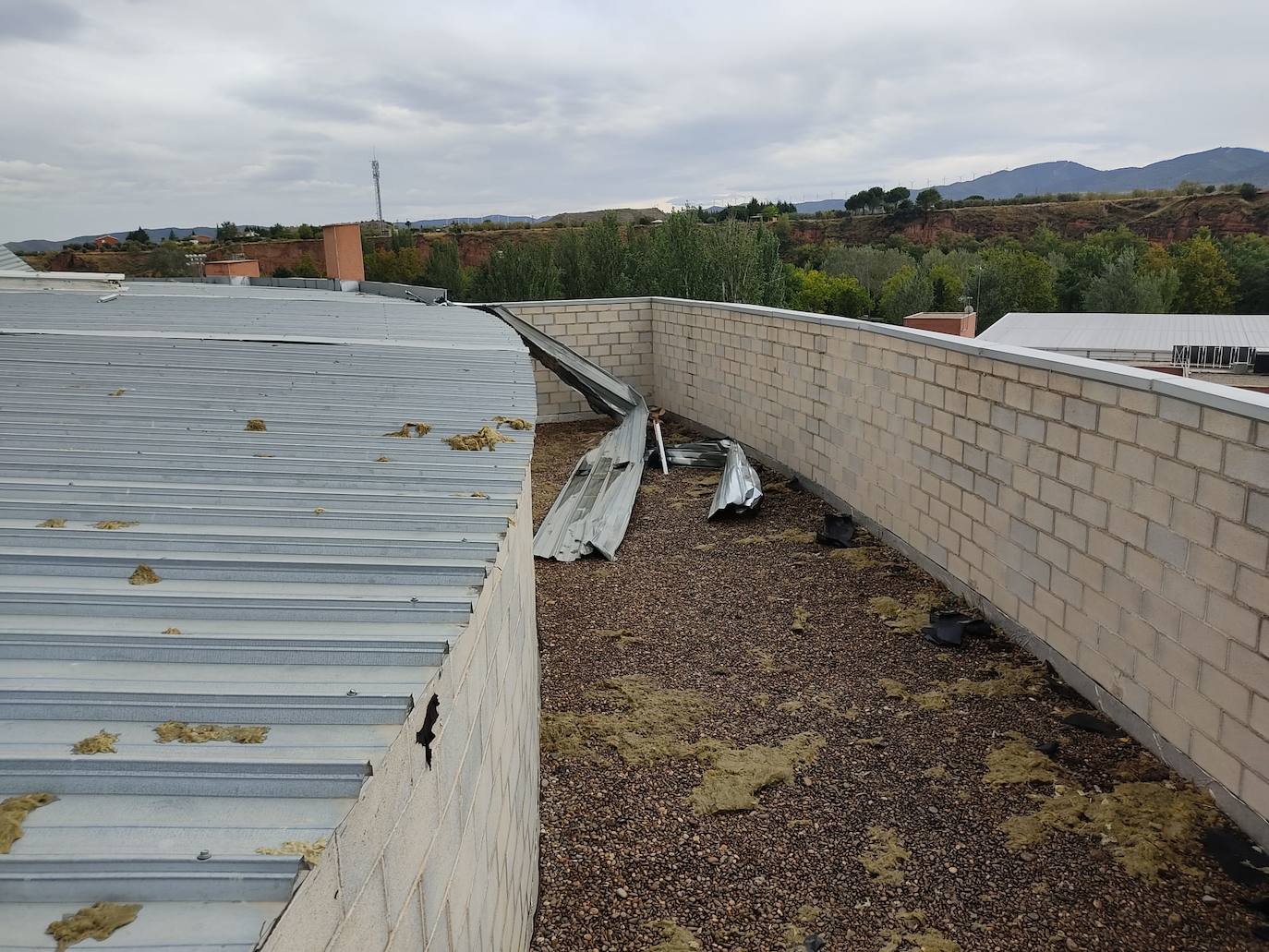 Fotos: Así quedó el Arnedo Arena tras la tormenta