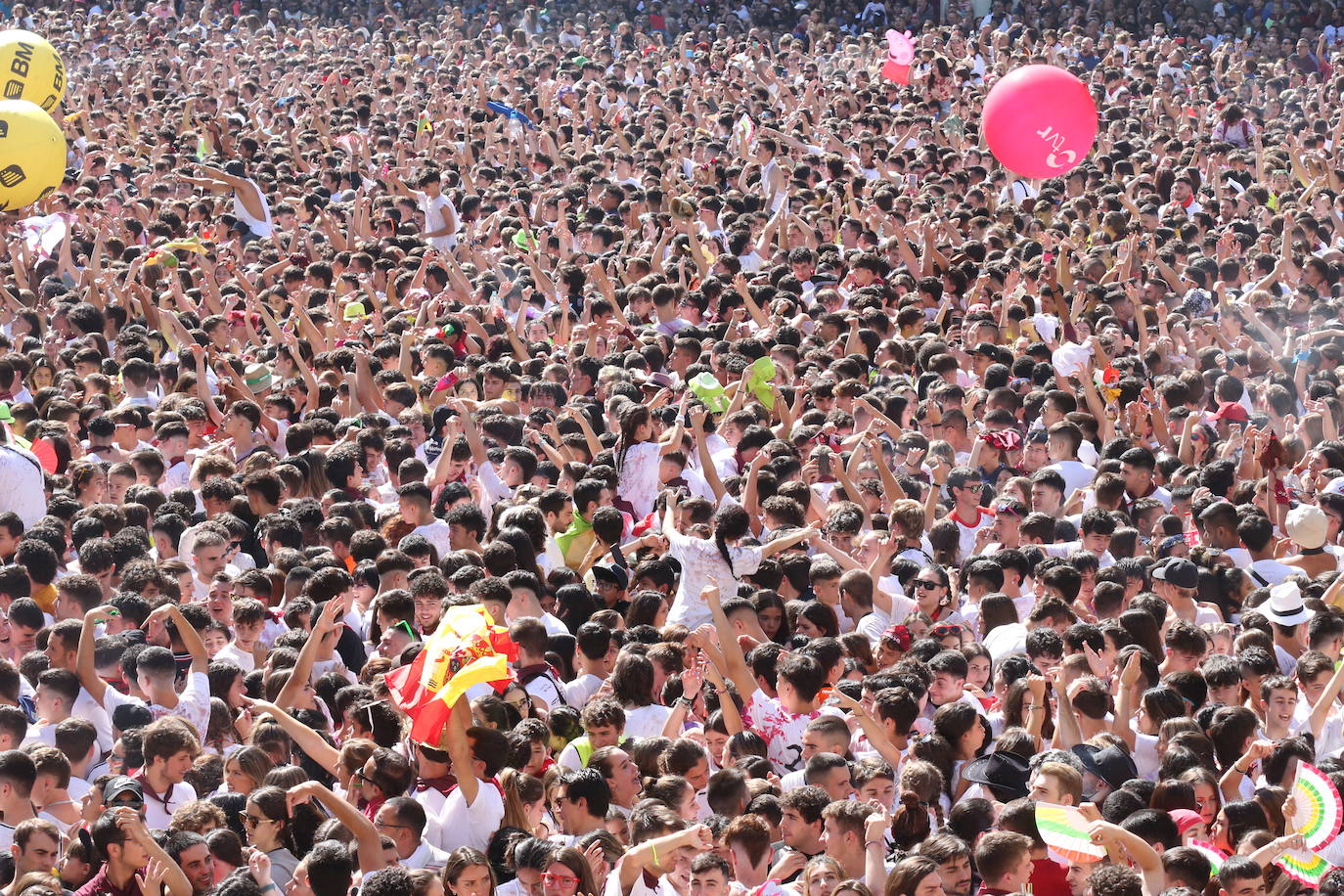 Fotos: Disparo del cohete de San Mateo