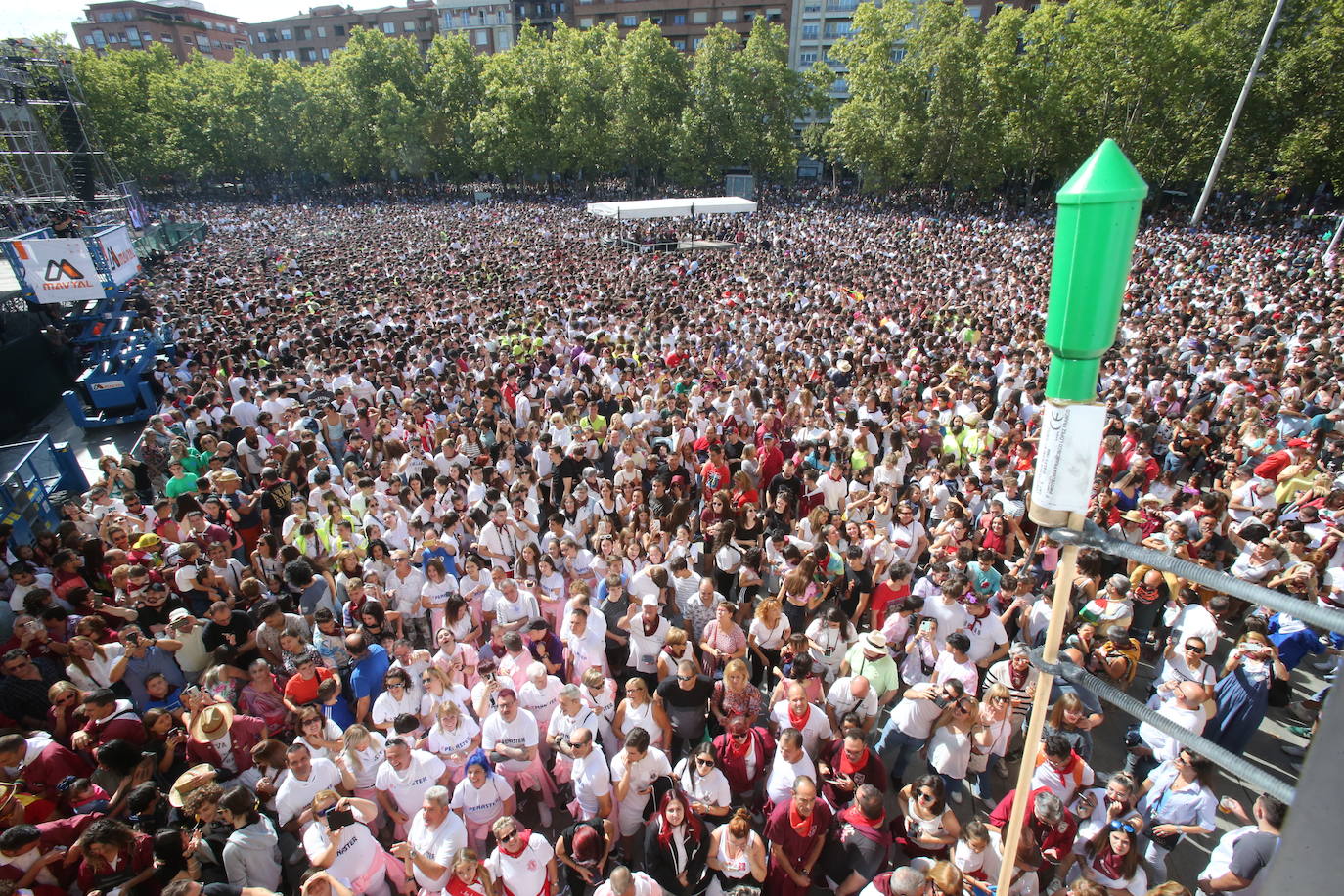 Fotos: Disparo del cohete de San Mateo