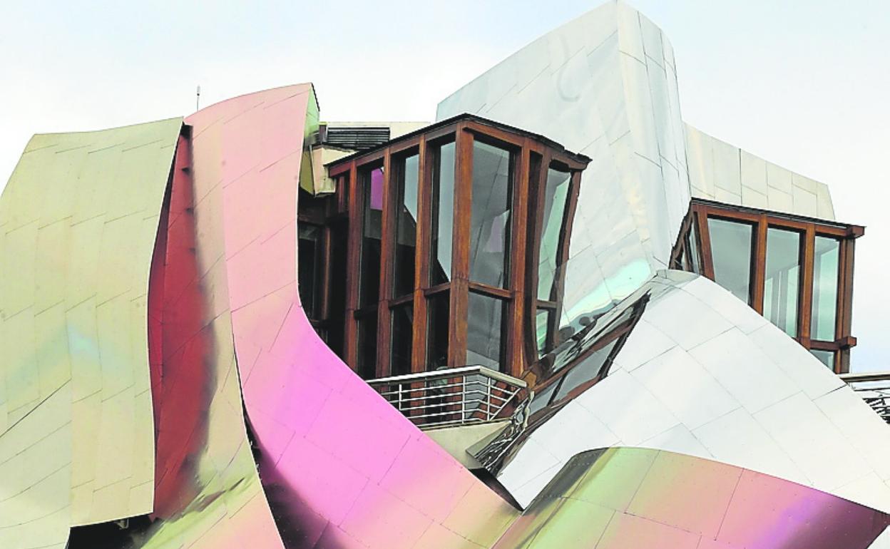 Imagen de la Ciudad del Vino de Marqués de Riscal, en Elciego. 