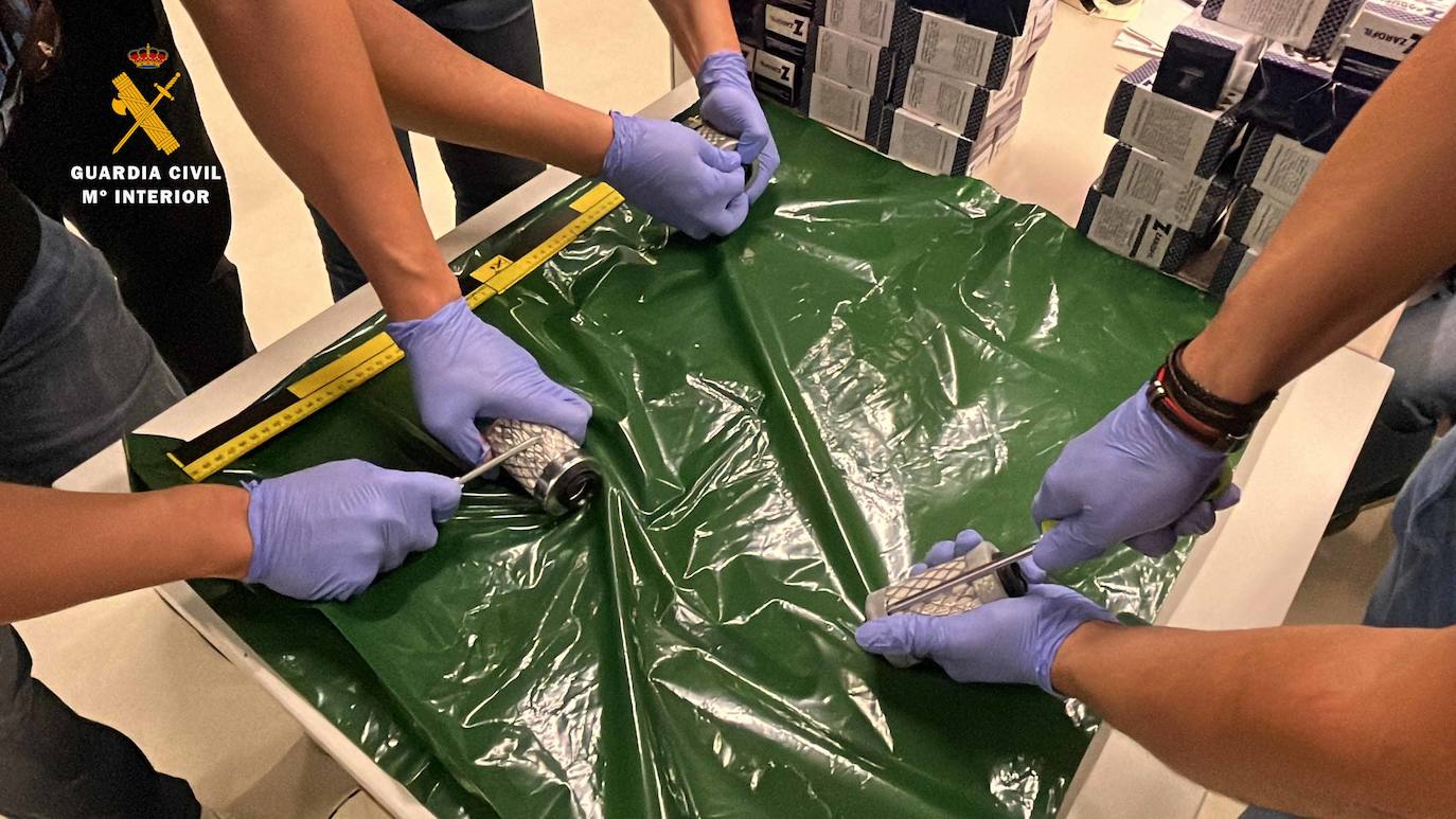 Fotos: Desarticulada una ruta de envíos de cocaína desde centroamérica a Logroño para San Mateo